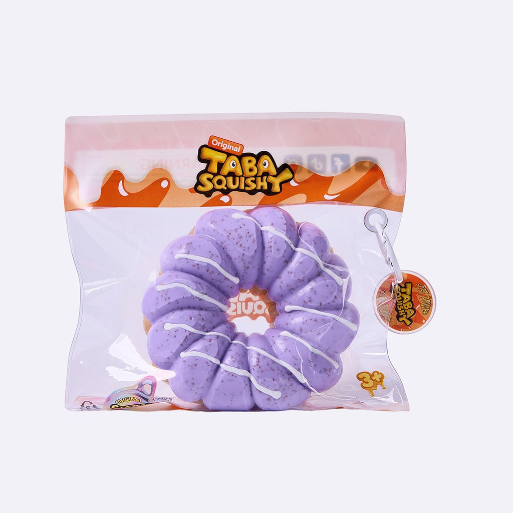 Jumbo Purple Grape Donut Taba Squishy