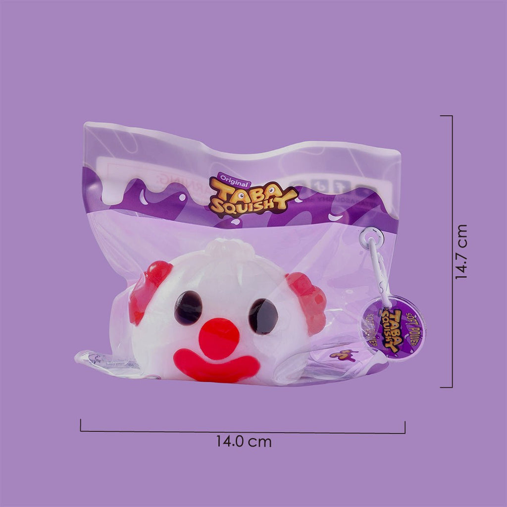 Halloween Red-Nose Clown Dumpling Silicone Taba Squishy 🤡