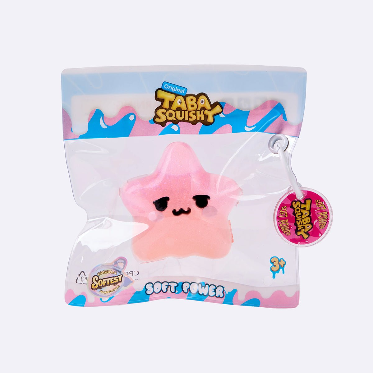 Rose Pink Sassy Star Taba Squishy