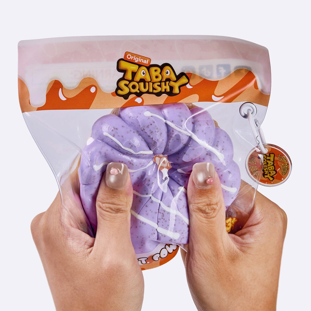 Jumbo Purple Grape Donut Taba Squishy