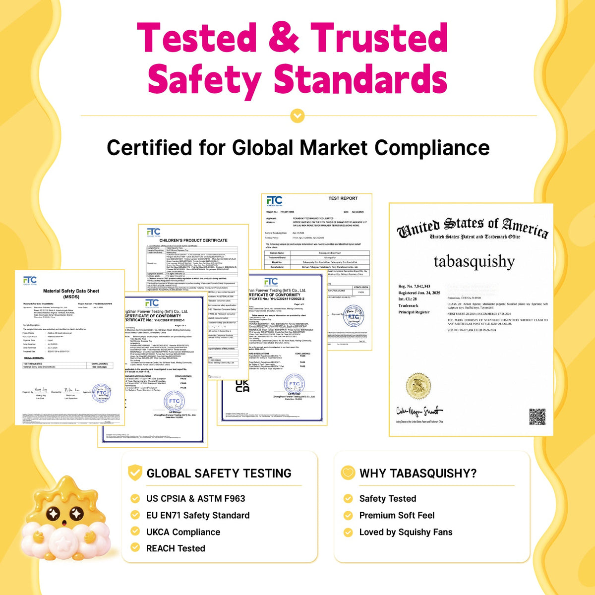 Pink Mint Filled Donut Taba Squishy